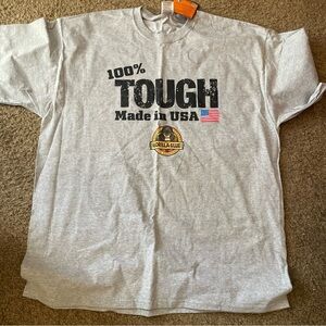 Gildan Light Gray Promo Gorilla Glue Tough Men's T-Shirt 2XL NWT